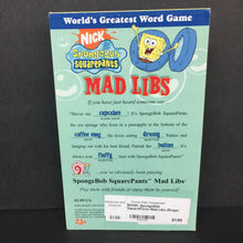 Load image into Gallery viewer, SpongeBob SquarePants Mad Libs (Roger Price &amp; Leonard Stern) -activity character paperback
