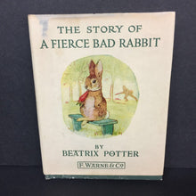 Load image into Gallery viewer, The Story of a Fierce Bad Rabbit (Beatrix Potter) (Peter Rabbit) -character hardcover

