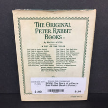 Load image into Gallery viewer, The Story of a Fierce Bad Rabbit (Beatrix Potter) (Peter Rabbit) -character hardcover
