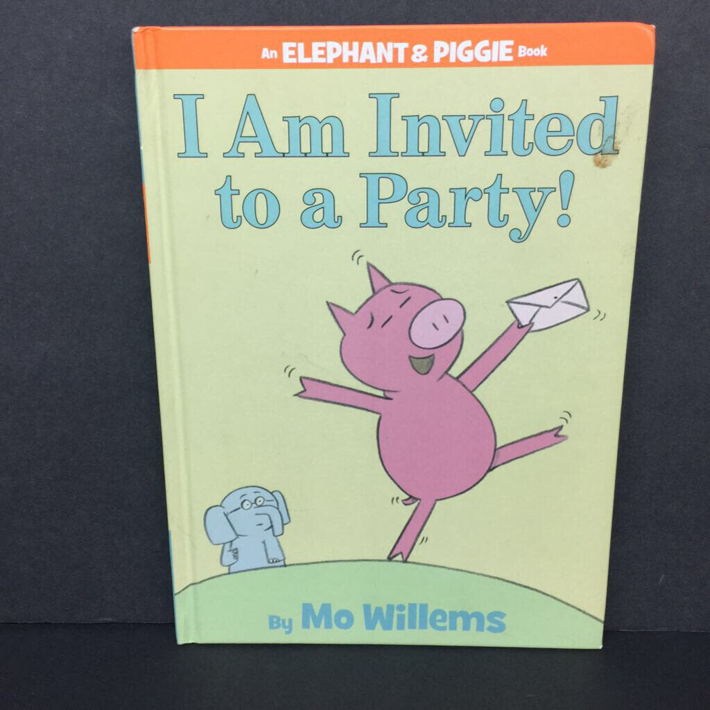 I Am Invited to a Party (Elephant & Piggie) (Mo Willems) -reader character hardcover
