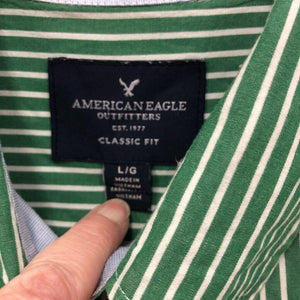 Striped Classic Fit Everyday Oxford Striped Button Down Shirt