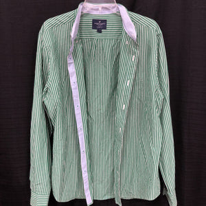 Striped Classic Fit Everyday Oxford Striped Button Down Shirt