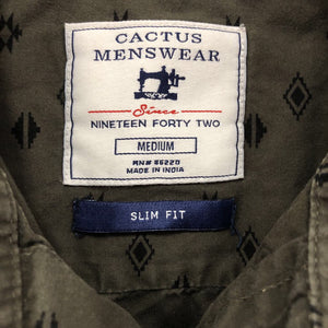 Slim Fit Button Down Shirt (Cactus Menswear)