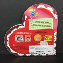 Load image into Gallery viewer, Dora' Valentine Adventure (Lift-the-Flap) (Chrstine Ricci) (Dora the Explorer) (Season: Winter, Holiday: Valentine's Day) -character board
