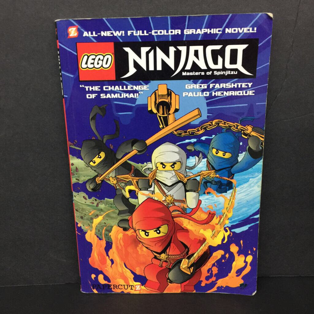 The Challenge of Samukai (LEGO: Ninjago, Masters of Spinjitzu) (Greg Farshtey & Paulo Henrique) -comic character paperback