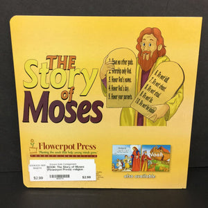 The Story of Moses (Flowerpot Press) -religion board