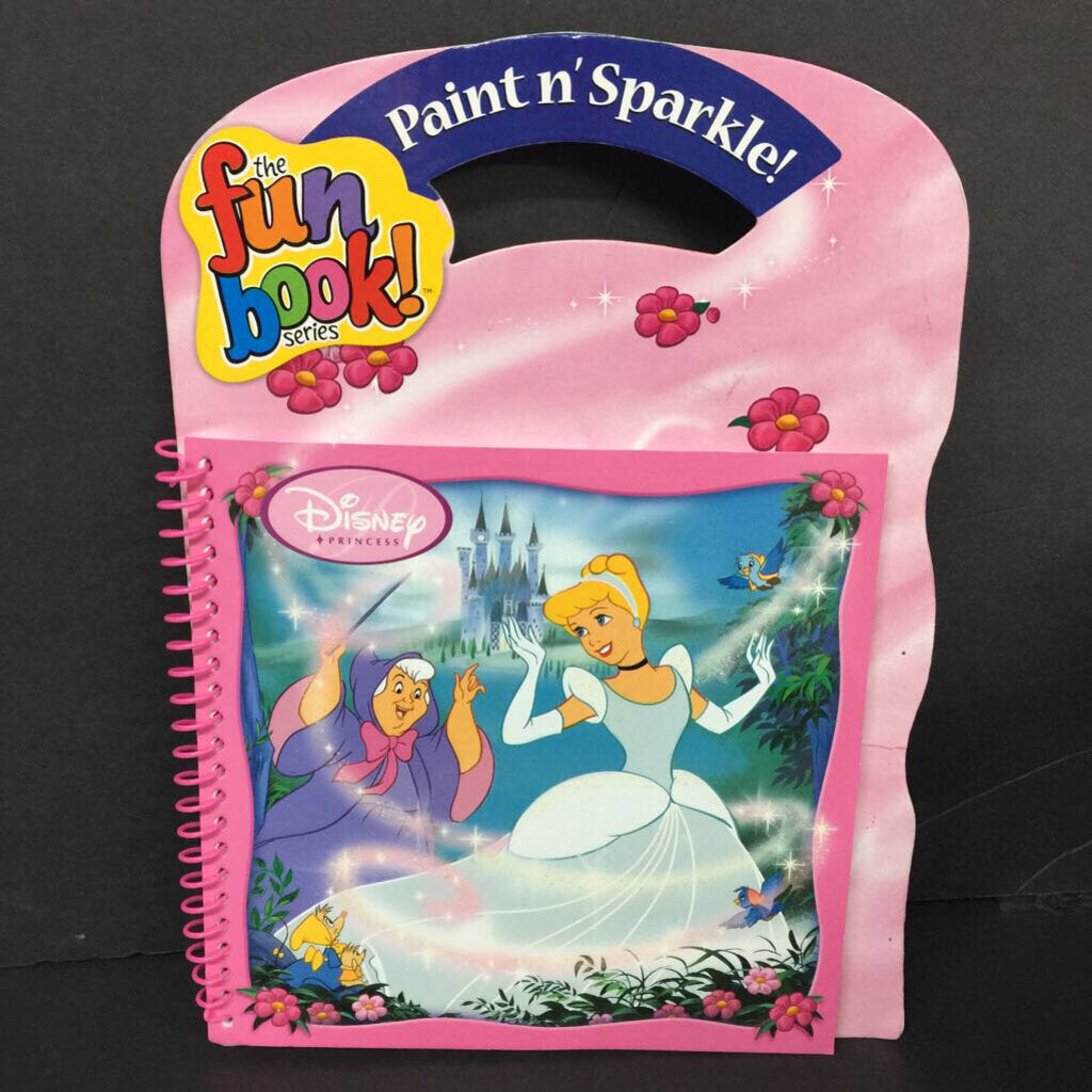 Disney Princess Paint n' Sparkle! -activity character paperback