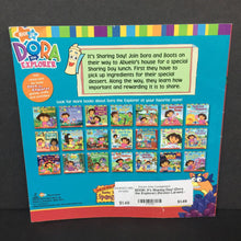 Load image into Gallery viewer, It&#39;s Sharing Day! (Dora the Explorer) (Kirsten Larsen) -character paperback
