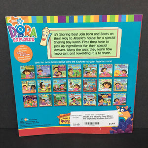 It's Sharing Day! (Dora the Explorer) (Kirsten Larsen) -character paperback