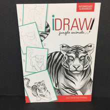 Load image into Gallery viewer, Jungle Animals (iDraw) -activity paperback
