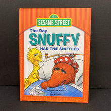 Load image into Gallery viewer, The Day Snuffy Had the Sniffles (Sesame Street) (Linda Lee Maifair) -character hardcover
