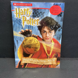 Harry Potter Deluxe Coloring Book -character activity paperback