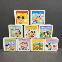 Load image into Gallery viewer, 9pk Mickey &amp; Friends Mini Board Books Set -character board
