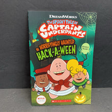 Load image into Gallery viewer, Horrifyingly Haunted Hack-A-Ween (The Spooky Tale of Captain Underpants) (Meredith Rusu &amp; Dav Pilkey) (Season: Fall, Holiday: Halloween) -series paperback

