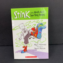 Load image into Gallery viewer, Stink and The World's Worst Super-Stinky Sneakers (Megan McDonald) -series paperback
