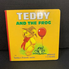 Load image into Gallery viewer, Teddy and the Frog (Teddy&#39;s Friends) -board
