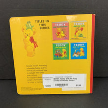 Load image into Gallery viewer, Teddy and the Frog (Teddy&#39;s Friends) -board
