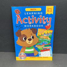 Load image into Gallery viewer, Learning Activity Workbook Math (Grades K-1) -workbook paperback
