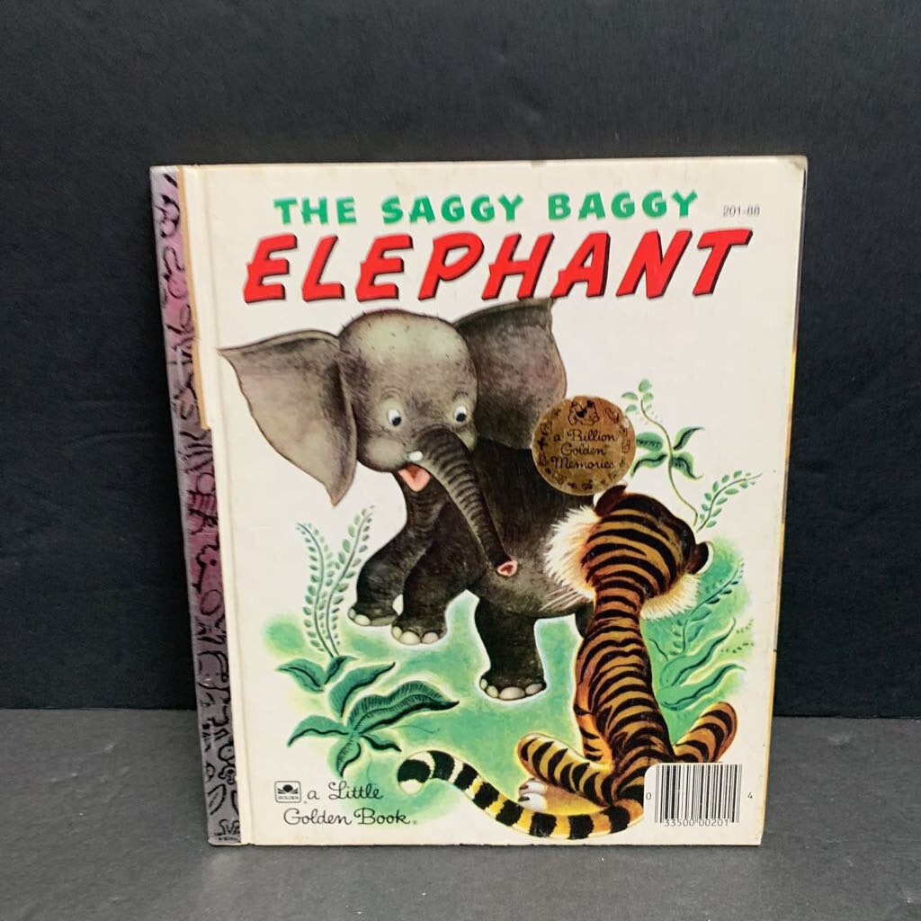 The Saggy Baggy Elephant (Golden Book) -hardcover