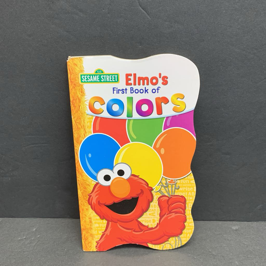 Elmo's First Book of Colors (Sesame Beginnings) -character board