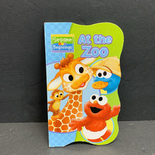 Load image into Gallery viewer, At the Zoo (Sesame Beginnings) -character board
