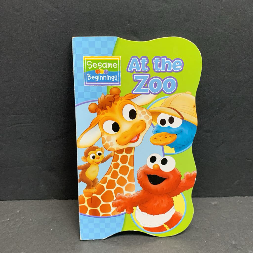 At the Zoo (Sesame Beginnings) -character board