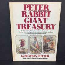 Load image into Gallery viewer, Peter Rabbit Giant Treasury (Beatrix Potter) (Vintage Collectible 1980) -character hardcover
