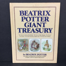 Load image into Gallery viewer, Beatrix Potter Giant Treasury (Peter Rabbit) (Vintage Collectible 1980) -character hardcover

