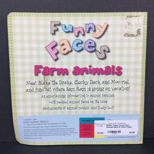 Funny Faces Farm Animals (Nick & Claire Page) -board