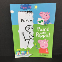 Load image into Gallery viewer, Peppa Pig Paint with Peppa! -character activity paperback
