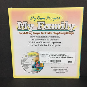 My Family (My Own Prayers) (Larry Carney) -religion hardcover