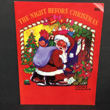 Load image into Gallery viewer, The Night Before Christmas Coloring &amp; Activity Book (Season: Winter, Holiday) -activity paperback
