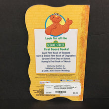 Load image into Gallery viewer, Murray&#39;s First Book of Words (Sesame Street) -character board
