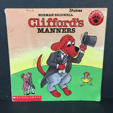 Load image into Gallery viewer, Clifford&#39;s Manners (Clifford the Big Red Dog) (Norman Bridwell) -character paperback
