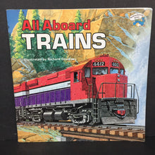 Load image into Gallery viewer, All Aboard Trains (Reading Railroad) (Vehicles) -educational paperback
