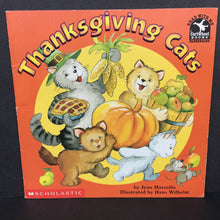 Load image into Gallery viewer, Thanksgiving Cats (Jean Marzollo) (Season: Fall, Holiday) -paperback
