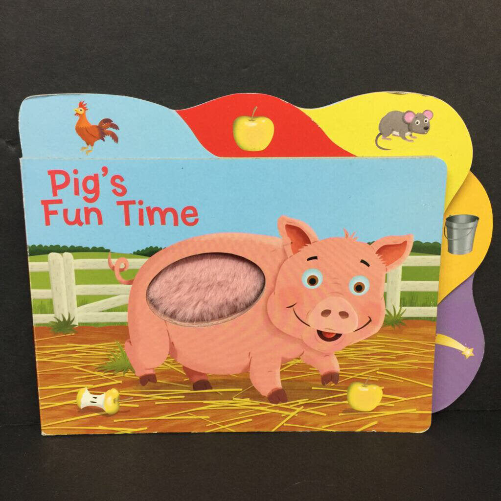 Pig's Fun Time -touch & feel board