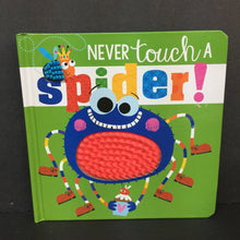 Load image into Gallery viewer, Never Touch a Spider! (MakeBelieveIdeas) -touch &amp; feel board
