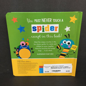 Never Touch a Spider! (MakeBelieveIdeas) -touch & feel board