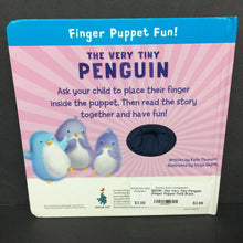 Load image into Gallery viewer, The Very Tiny Penguin (Finger Puppet Fun!) (Kate Thomson) -puppet board
