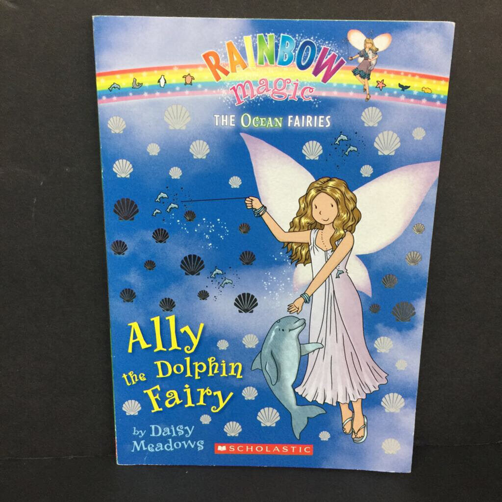 Ally the Dolphin Fairy (Rainbow Magic: The Ocean Fairies) (Daisy Meadows) -series paperback