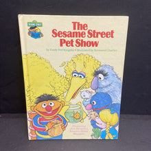 Load image into Gallery viewer, The Sesame Street Pet Show (Sesame Street Book Club) (Jim Henson&#39;s Sesame Street Muppets) (Emily Perl Kingsley) (Vintage Collectible 1980) -character hardcover
