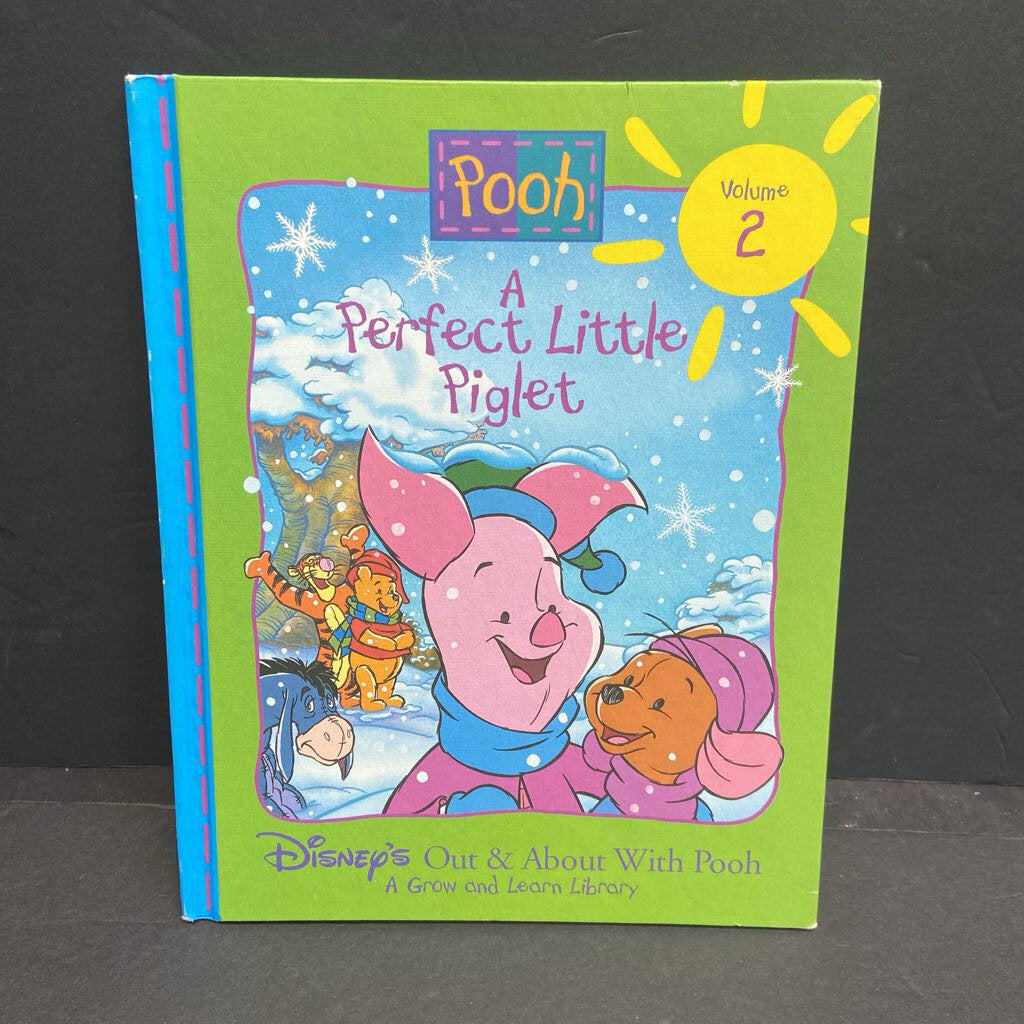 A Perfect Little Piglet (Pooh & Friends) (Disney's Out & About with Pooh Grow and Learn Library Vol 2) (Rita Balducci) (Vintage Collectible 1996) -character hardcover