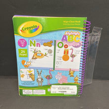 Load image into Gallery viewer, Alphabet ABC (Crayola) (Wipe-Clean Book) -workbook board
