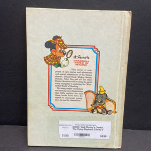 Walt Disney's Dumbo, The Flying Elephant (Disney's Wonderful World of Reading) -character reader hardcover