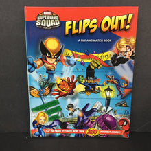 Load image into Gallery viewer, Marvel Superhero Squad Flips Out!: A Mix and Match Book -character board
