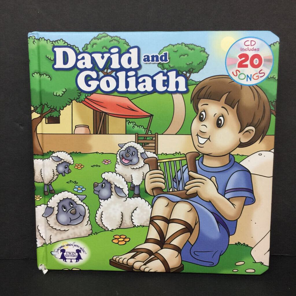 David and Goliath w/CD -religion board