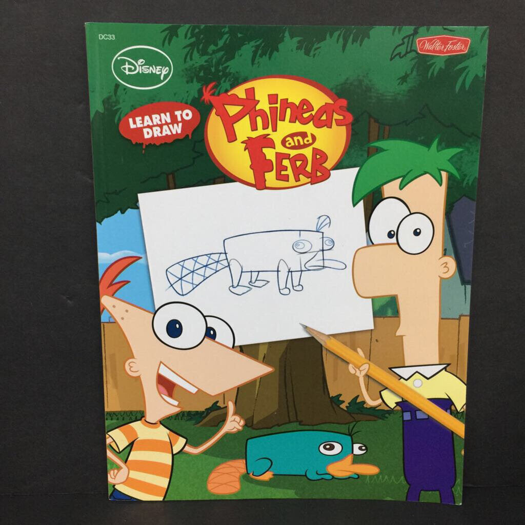 Learn to Draw Phineas and Ferb (Disney) (Scott Peterson) -character activity paperback
