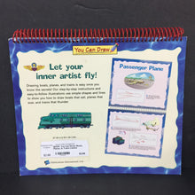 Load image into Gallery viewer, You Can Draw: Boats, Planes, &amp; Trains (James Mravec) -activity paperback
