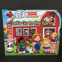 Load image into Gallery viewer, Let&#39;s Go to the Farm (Fisher Price Little People) (Lift-the-Flap) (Lori C. Froeb) -character board
